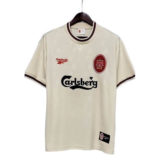 Camisa Liverpool 1996/1997 - Retrô Reebok - Branca