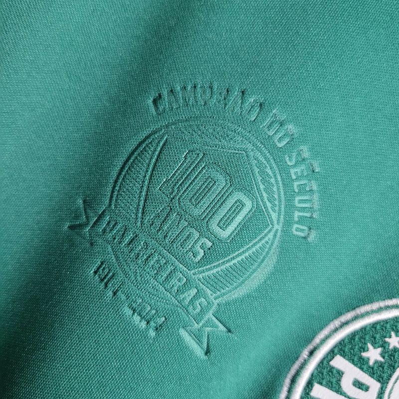 Camisa Palmeiras Edição Aniversário de 100 Anos 2014/2015 - Retrô Adidas - Verde com detalhes em dourado