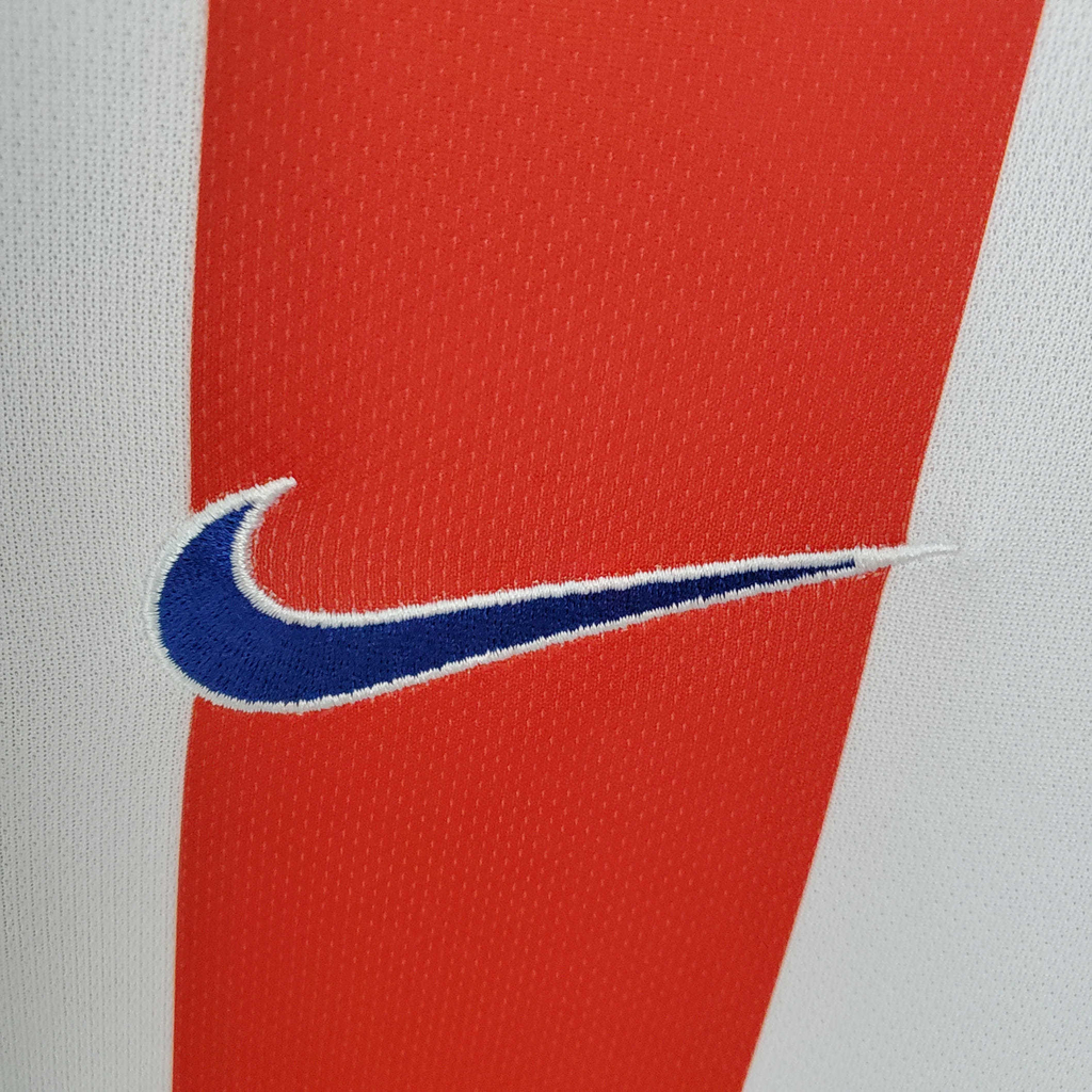 Camisa Atlético Madrid 2013/2014 - Retrô Nike - Branca e Vermelha