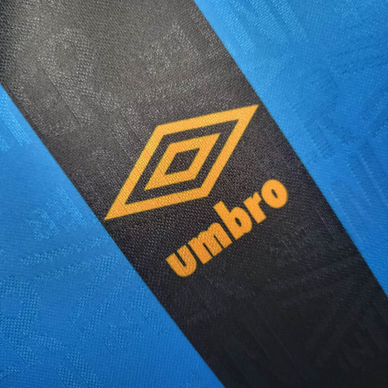 Camisa Inter de Milão I 1992/1993 - Retrô Umbro - Azul e preta