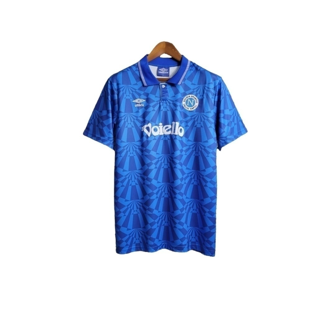 Camisa Napoli I 1991/1993 - Retrô Umbro - Azul