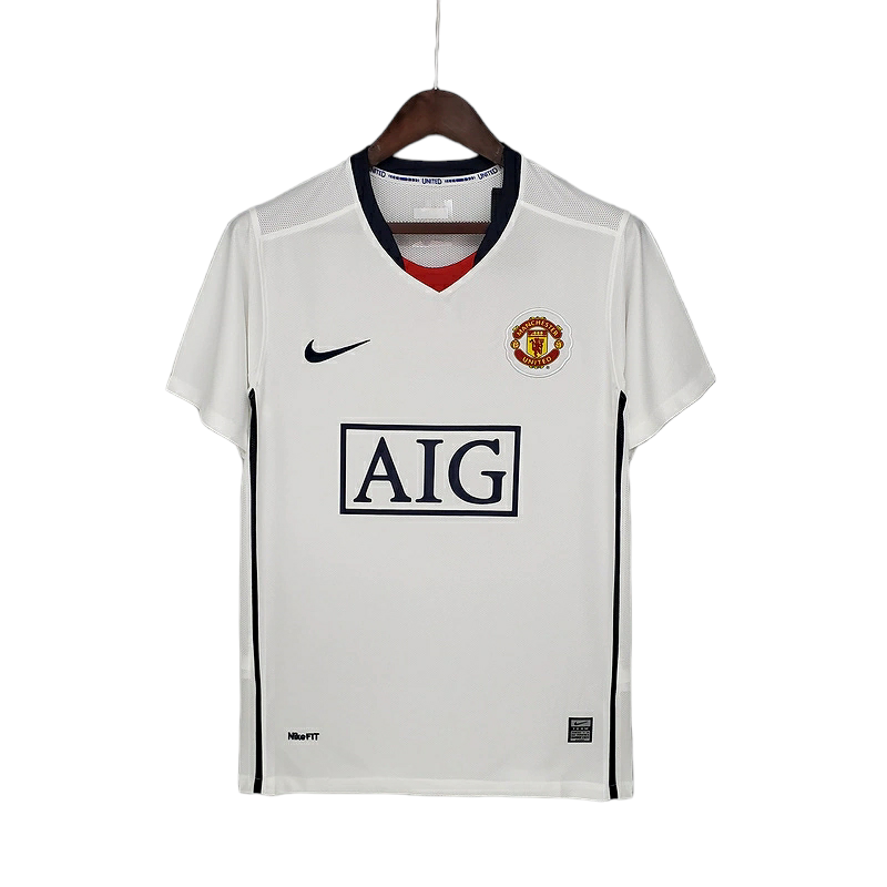 Camisa Manchester United 2008/2009 - Retrô Nike - Branca