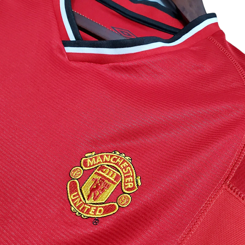 Camisa Manchester United 2000/2001 - Retrô Umbro - Vermelha