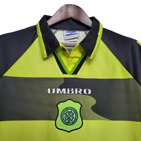 Camisa Celtic 1996/1997 - Retrô Umbro - Verde e Preta
