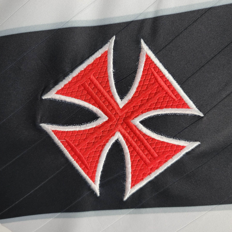 Camisa Vasco da Gama II 2010 - Retrô Penalty - Branca com detalhes em preto e com patrocínio