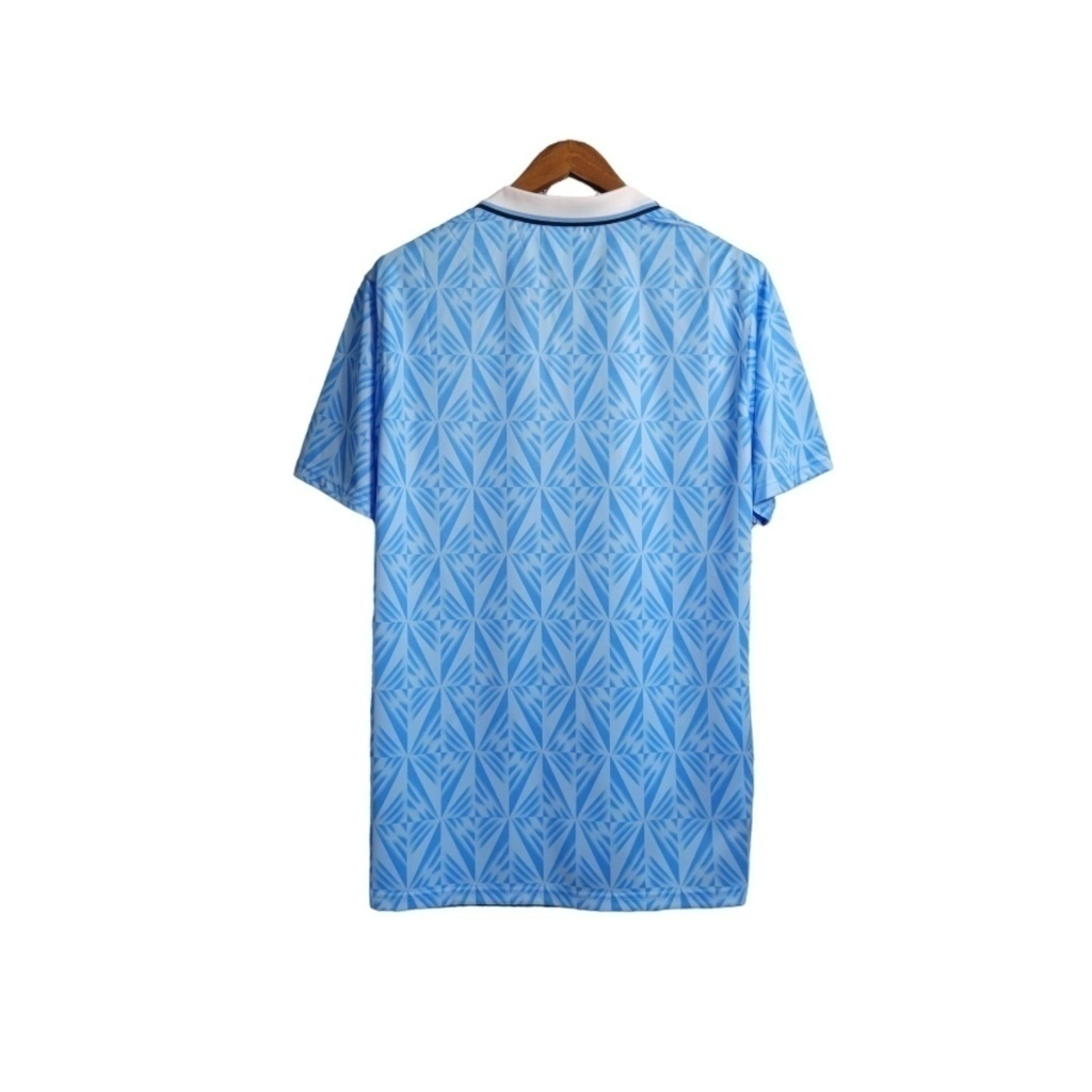 Camisa Lazio 1991 - Retrô Umbro - Azul com detalhes em branco