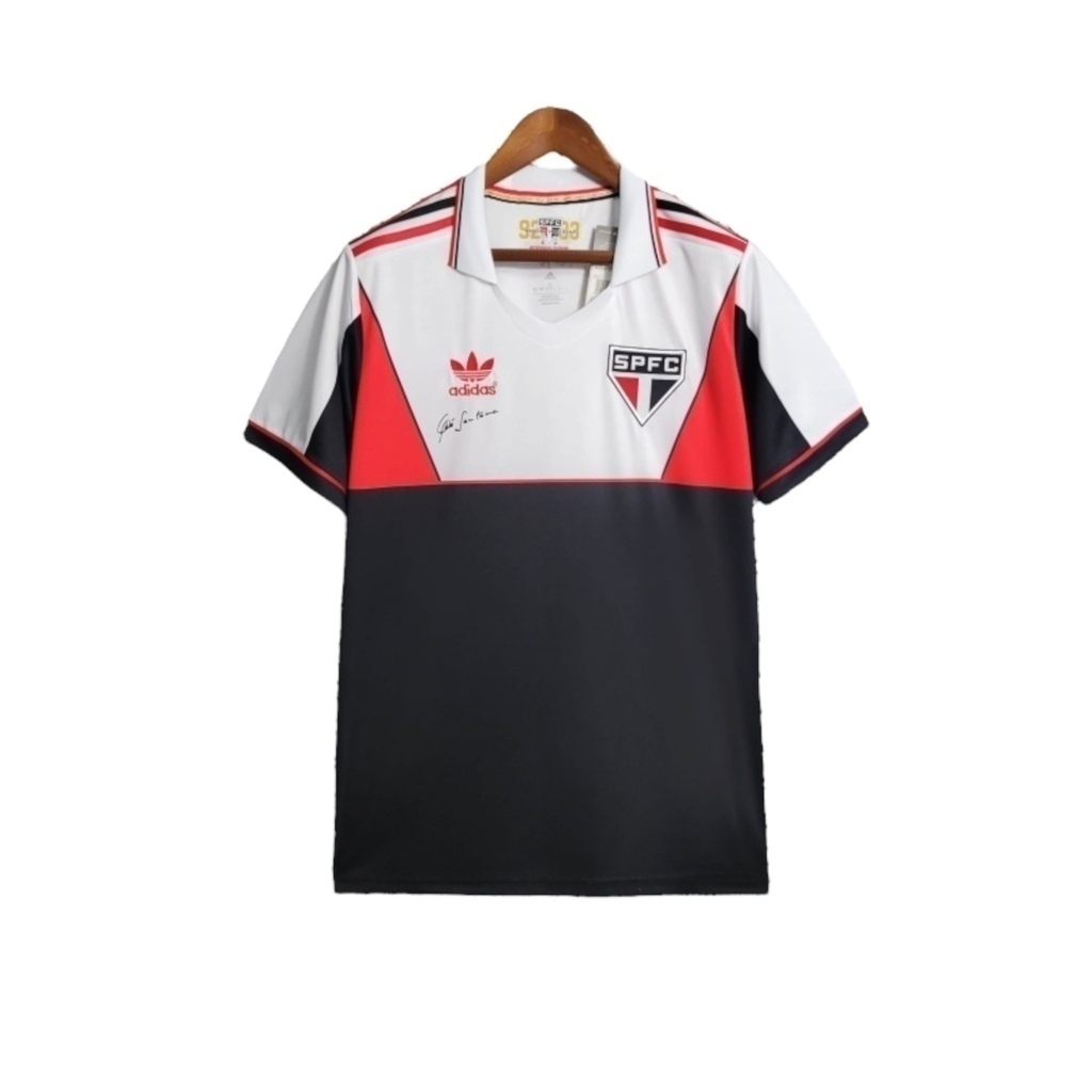 Camisa São Paulo Edição Memorial 1992 - Retrô Adidas - Preta e branca e vermelha