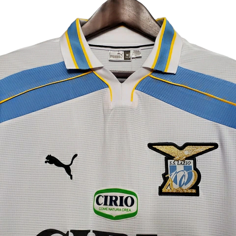 Camisa Lazio 1998/2000 - Retrô Puma - Branca