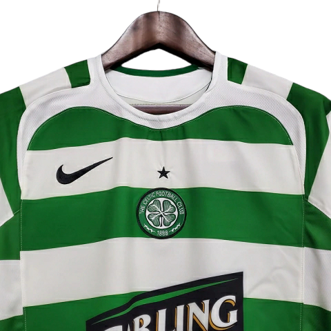 Camisa Celtic 2005/2006 - Retrô Nike - Verde e Branca