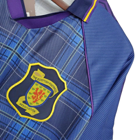 Camisa Seleção da Escócia 1994/1996 - Retrô Umbro - Azul