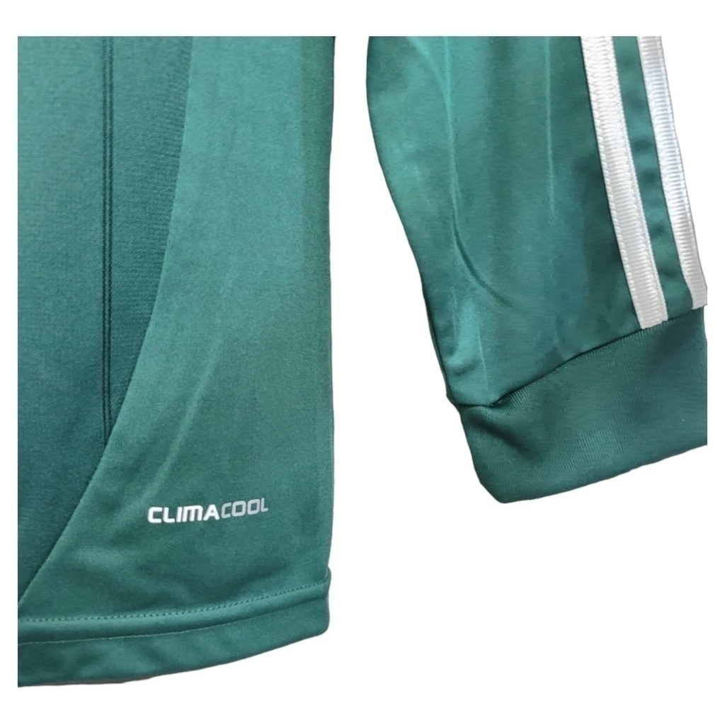 Camisa Real Madrid 2012/2013 Manga Longa - Retrô Adidas - Verde com detalhes em branco