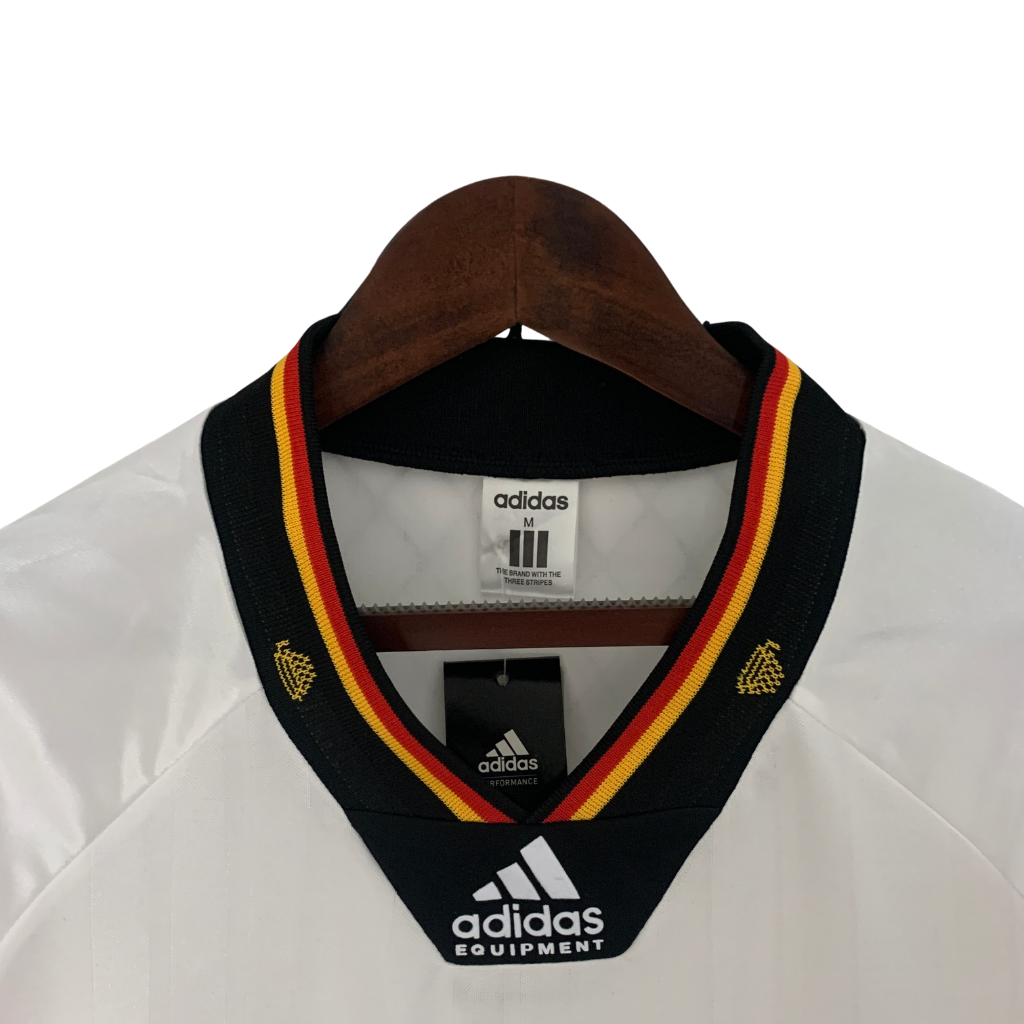 Camisa Seleção da Alemanha I 1992 - Retrô Adidas - Branca