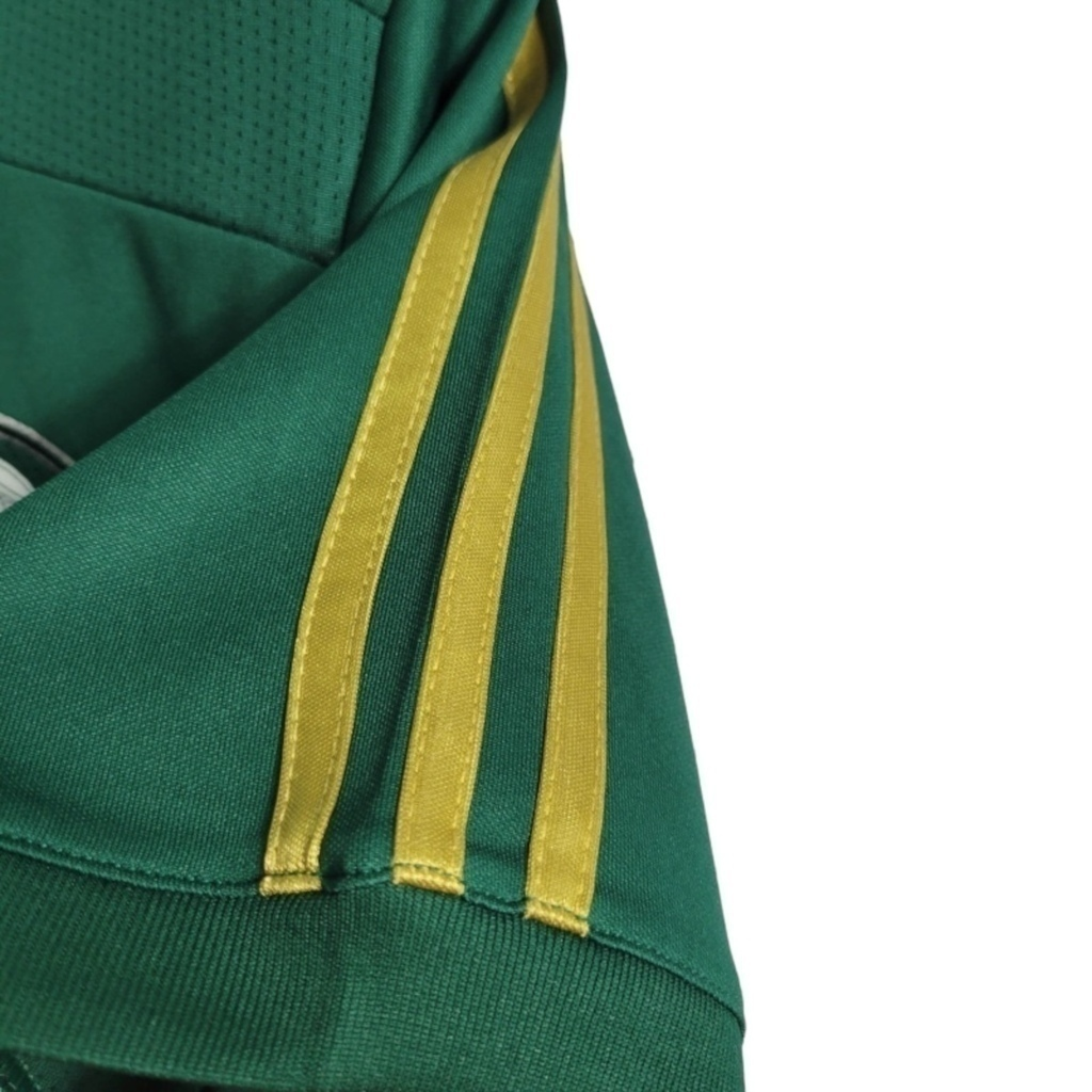 Camisa Palmeiras Edição Aniversário de 100 Anos 2014/2015 - Retrô Adidas - Verde com detalhes em dourado