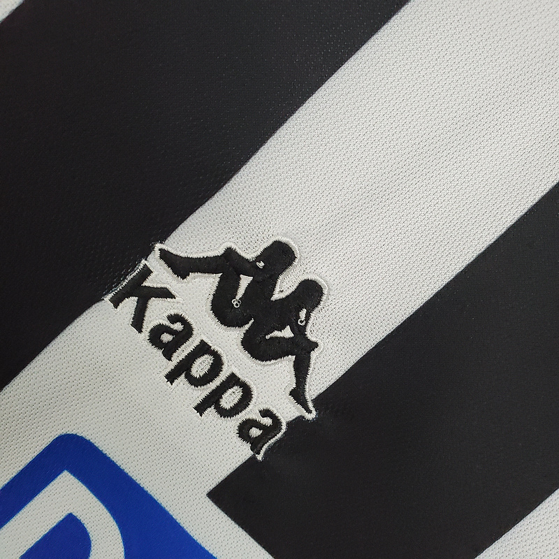 Camisa Juventus I 1994/1995 - Retrô Kappa - Preta e branca