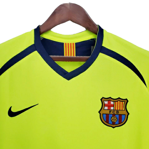 Camisa Barcelona 2005/2006 - Retrô Nike - Amarela