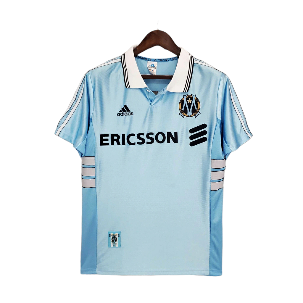 Camisa Marseille 1998/1999 - Retrô Adidas - Azul