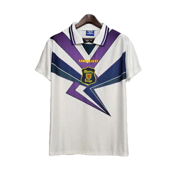 Camisa Seleção da Escócia 1994/1996 - Retrô Umbro - Branca