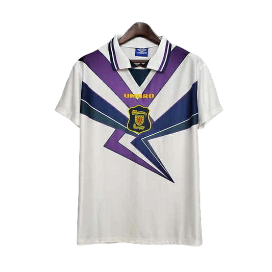 Camisa Seleção da Escócia 1994/1996 - Retrô Umbro - Branca