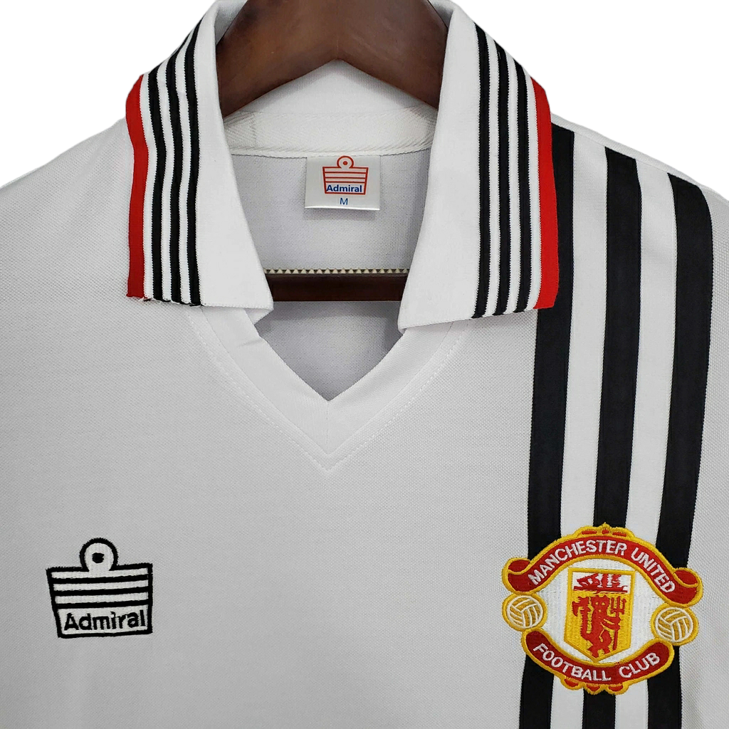 Camisa Manchester United 1975/1980 - Retrô Admiral - Branca