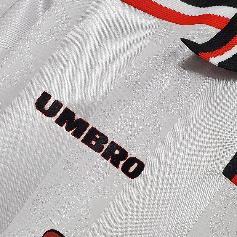 Camisa Manchester United 1997/1998 - Retrô Umbro - Branca