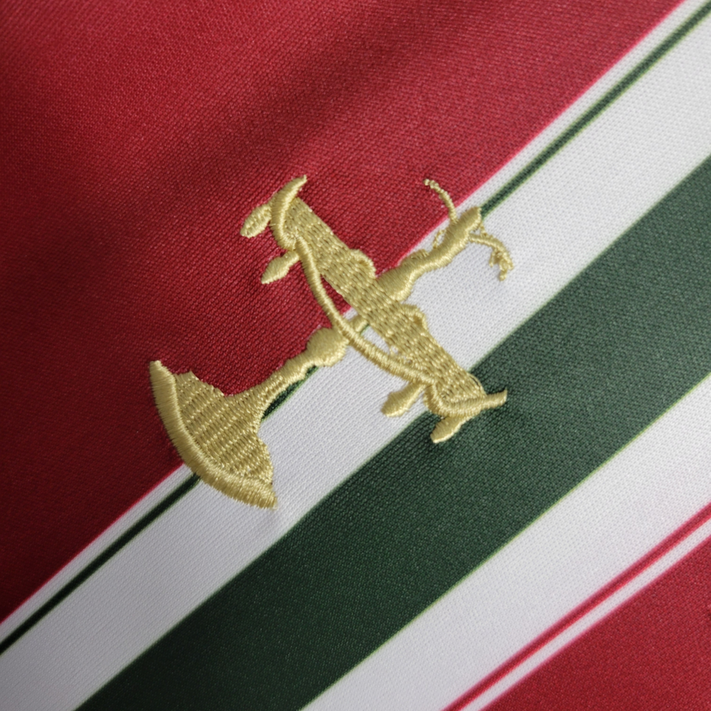 Camisa Fluminense I 2012 - Retrô Adidas - Tricolor Unimed