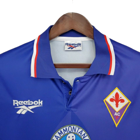 Camisa Fiorentina 1995/1996 - Retrô Reebok - Azul