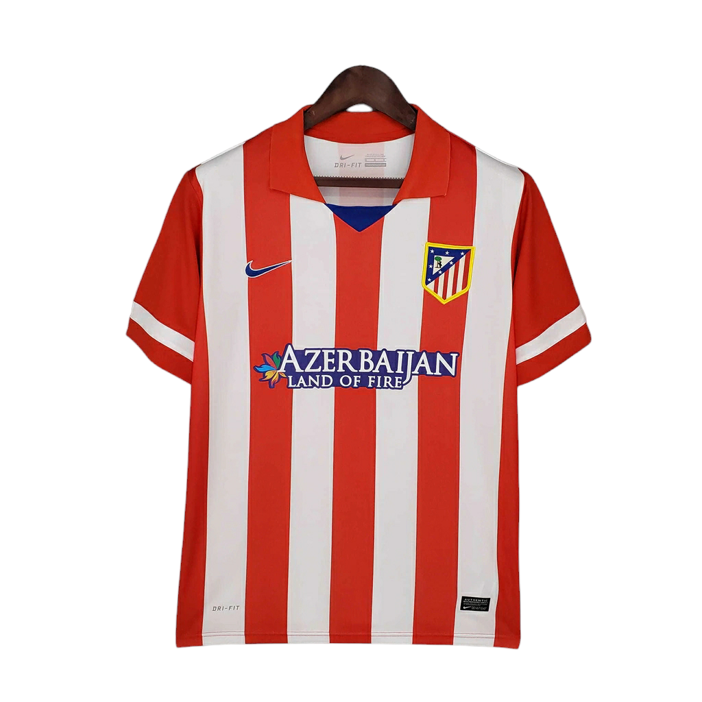 Camisa Atlético Madrid 2013/2014 - Retrô Nike - Branca e Vermelha