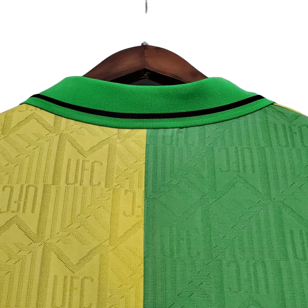 Camisa Manchester United 1992/1994 - Retrô Umbro - Verde e Amarela