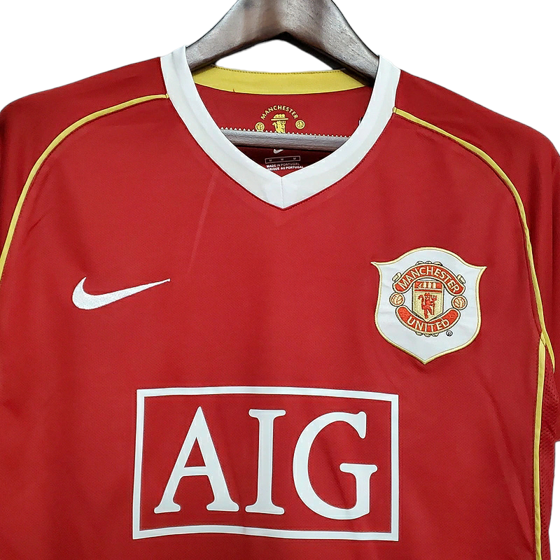 Camisa Manchester United 2006/2007 - Retrô Nike - Vermelha