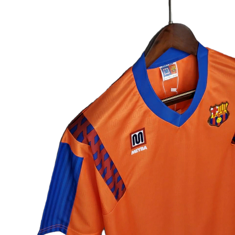 Camisa Barcelona 1989/1992 - Retrô Meyba - Laranja