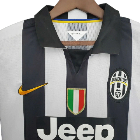 Camisa Juventus I 2014/2015 - Retrô Nike - Preta e branca