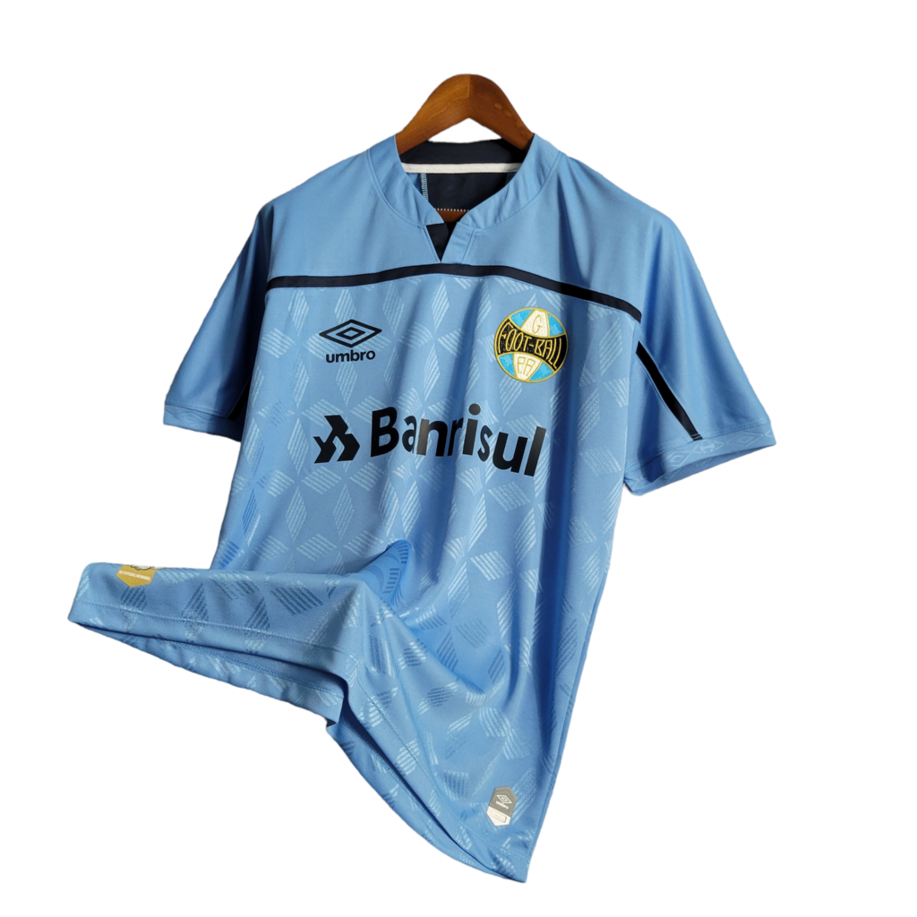 Camisa Grêmio Edição Especial 2020/2021 - Retrô Umbro - Azul com detalhes em dourado e branco