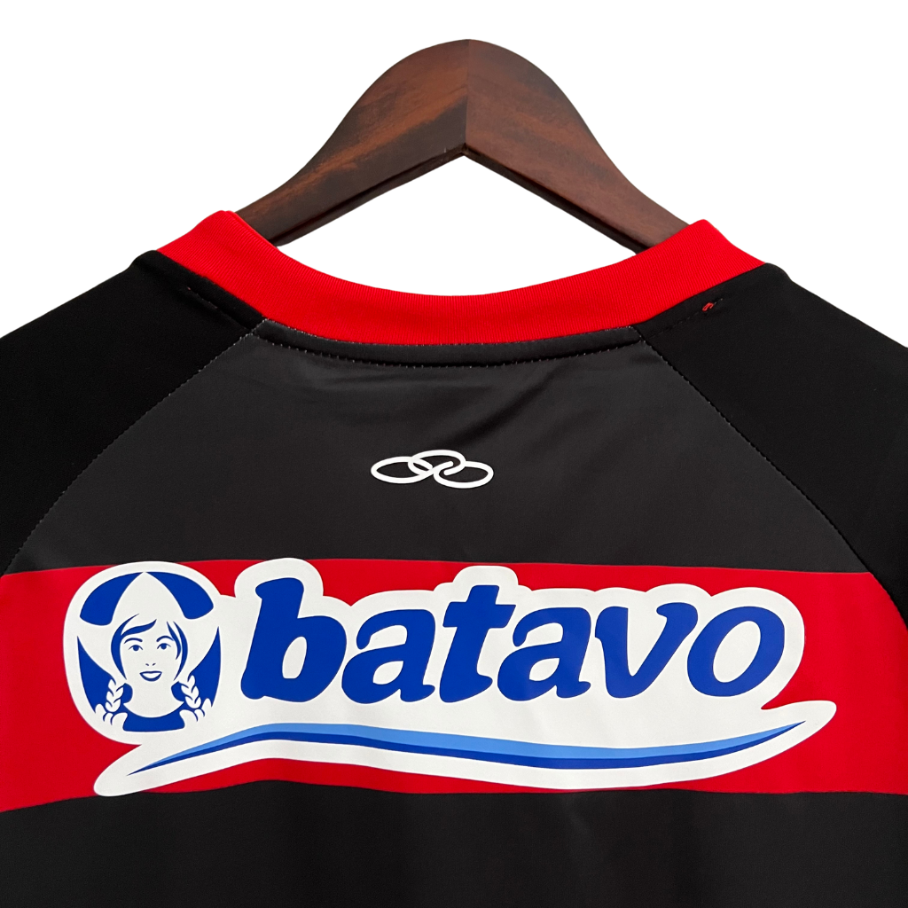 Camisa Flamengo 2010 - Retrô Olympikus - Vermelha e Preta