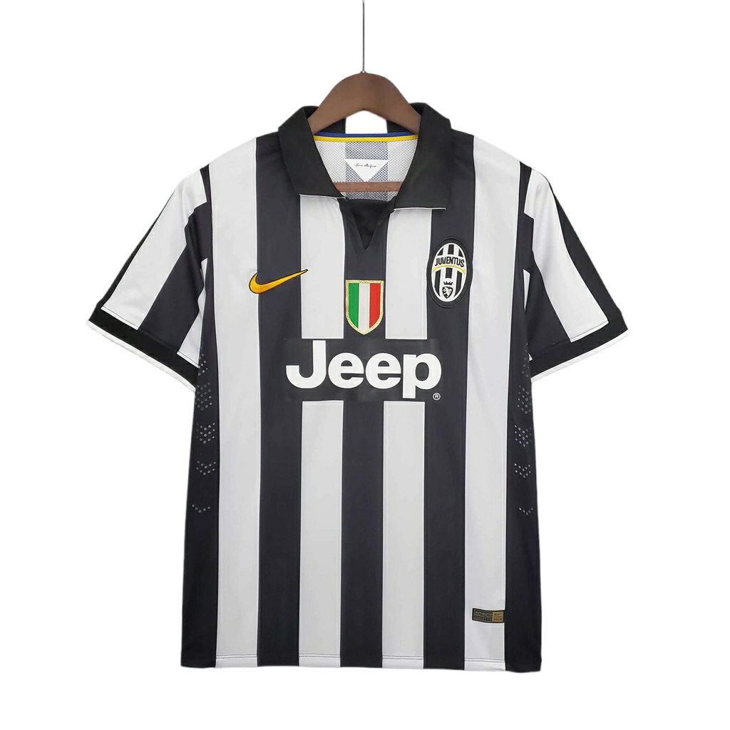 Camisa Juventus I 2014/2015 - Retrô Nike - Preta e branca
