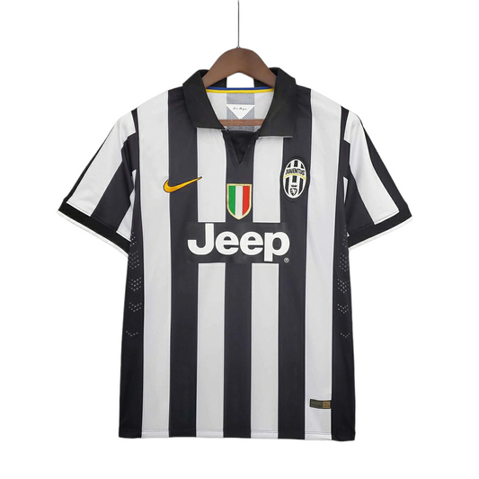 Camisa Juventus I 2014/2015 - Retrô Nike - Preta e branca