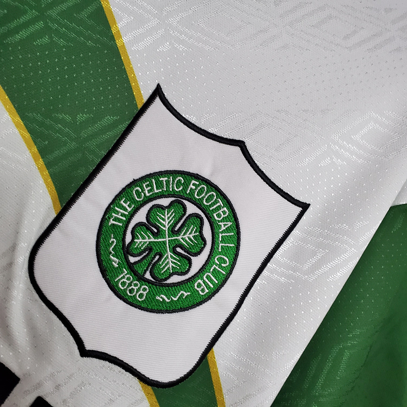 Camisa Celtic 1993/1995 - Retrô Umbro - Branca e Verde