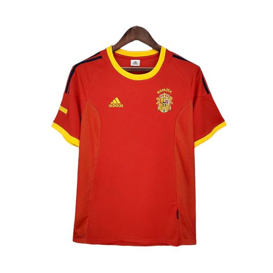 Camisa Seleção da Espanha 2002 - Retrô Adidas - Vermelha