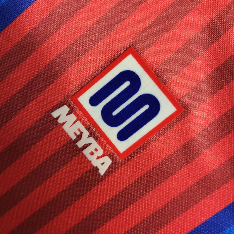 Camisa Barcelona I 1992 - Retrô Meyba - Azul e vermelha