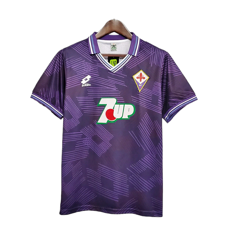 Camisa Fiorentina 1992/1993 - Retrô Lotto - Roxa
