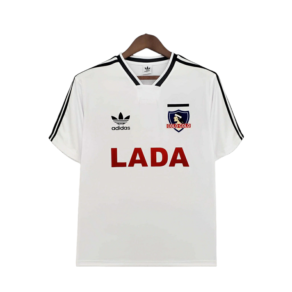 Camisa Colo Colo 1991 - Retrô Adidas - Branca