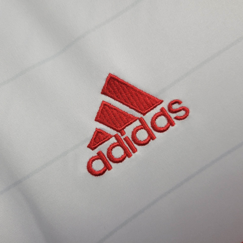 Camisa Flamengo II 2015/2016 - Retrô Adidas - Branca com detalhes em vermelho