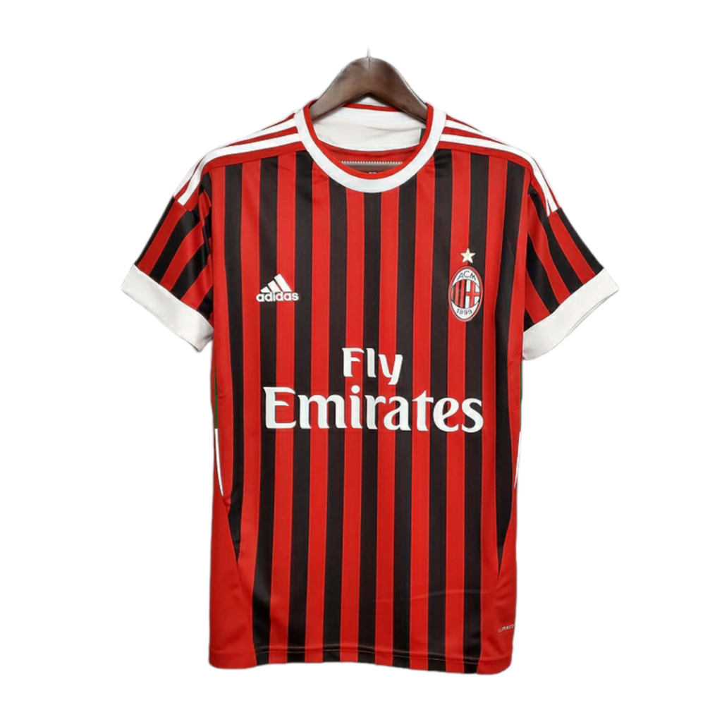Camisa Milan 2011/2012 - Retrô Adidas - Vermelha e Preta