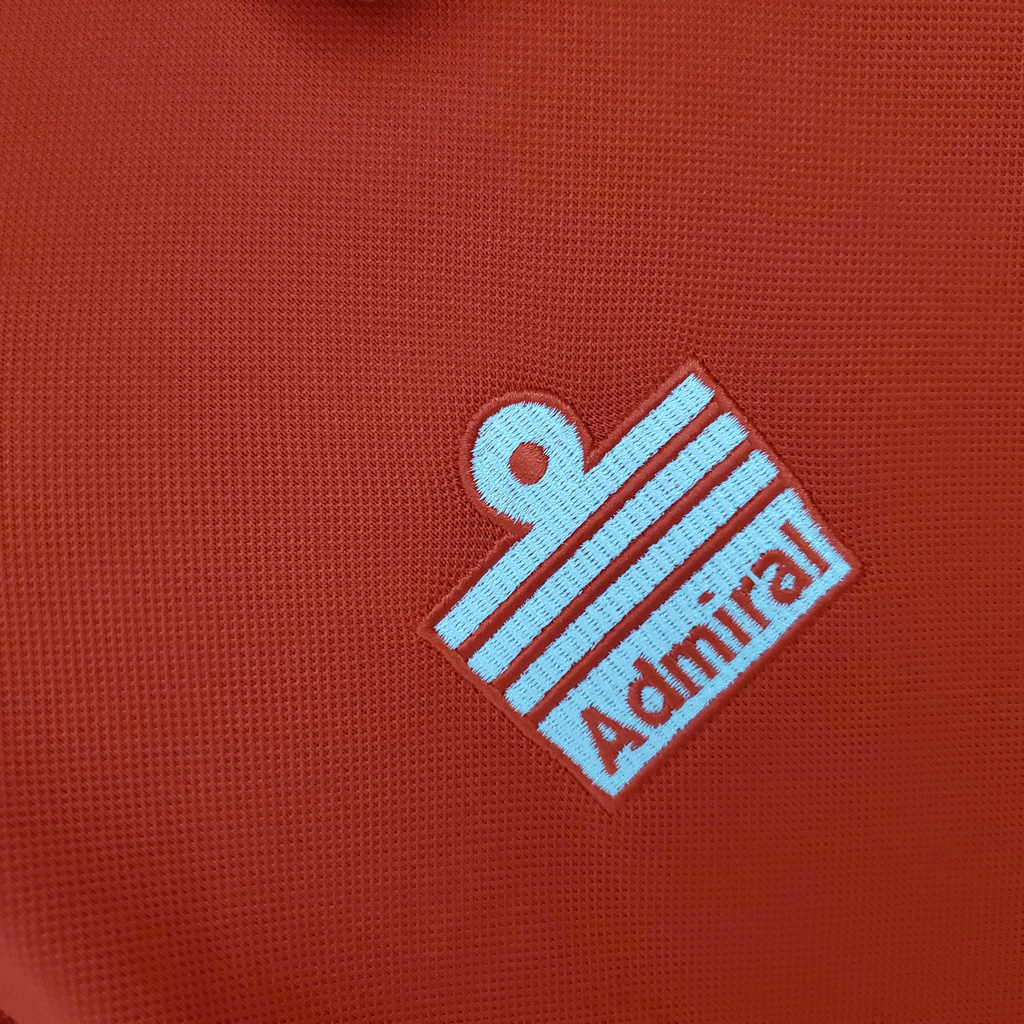 Camisa Manchester United 1977 - Retrô Admiral - Vermelha