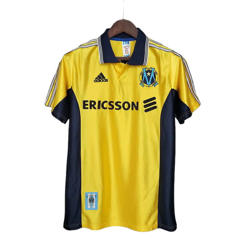 Camisa Marseille 1998/1999 - Retrô Adidas - Amarela