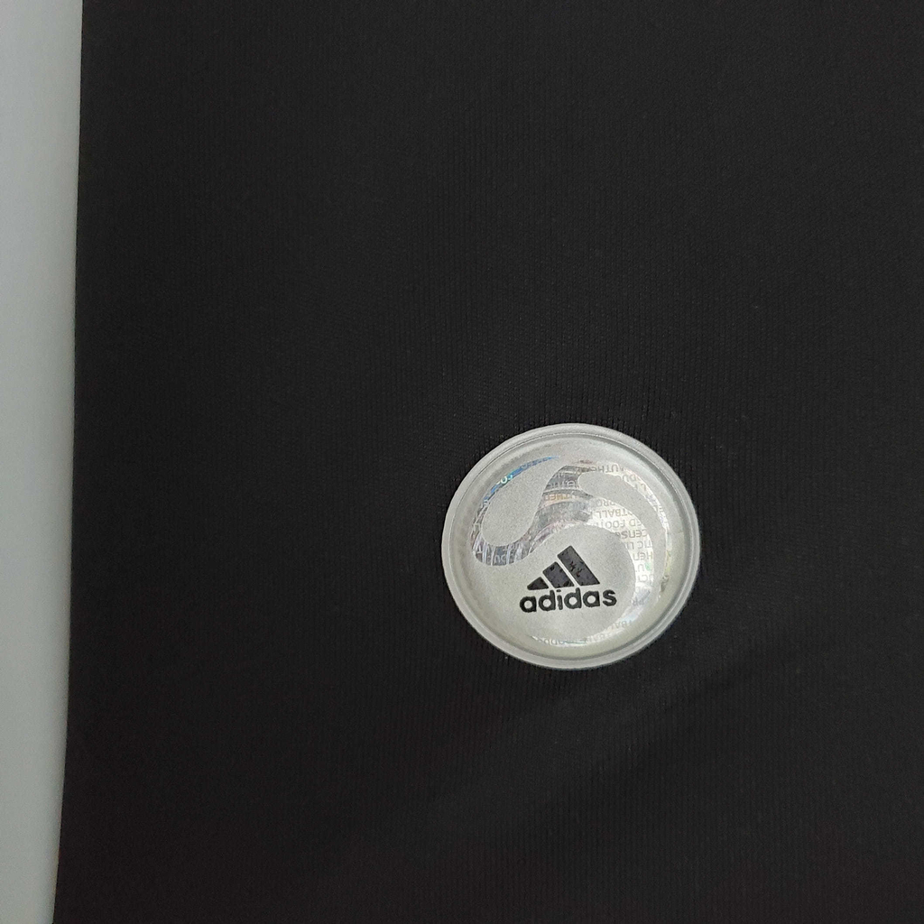 Camisa Benfica 2009/2010 - Retrô Adidas - Preta com detalhes em vermelho