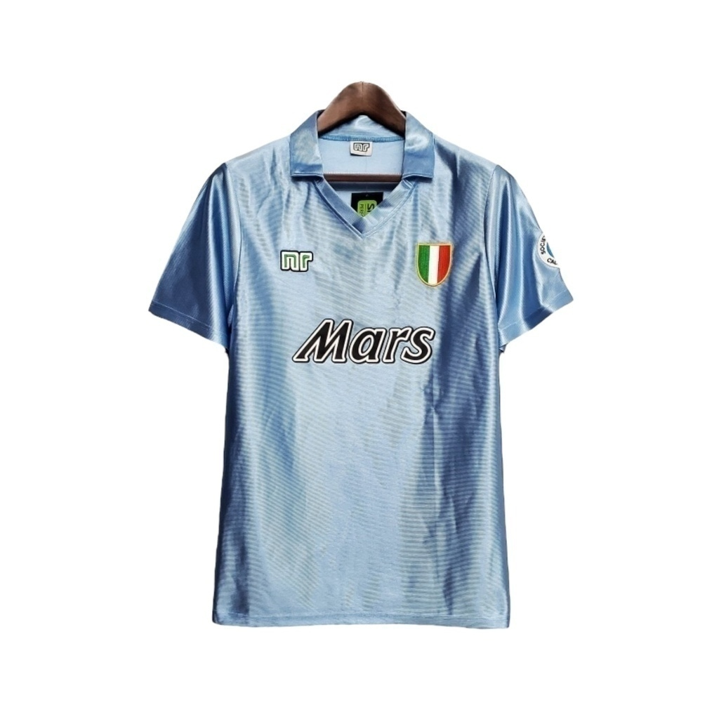 Camisa Napoli I 1990/2001 - Retrô Ennere - Azul