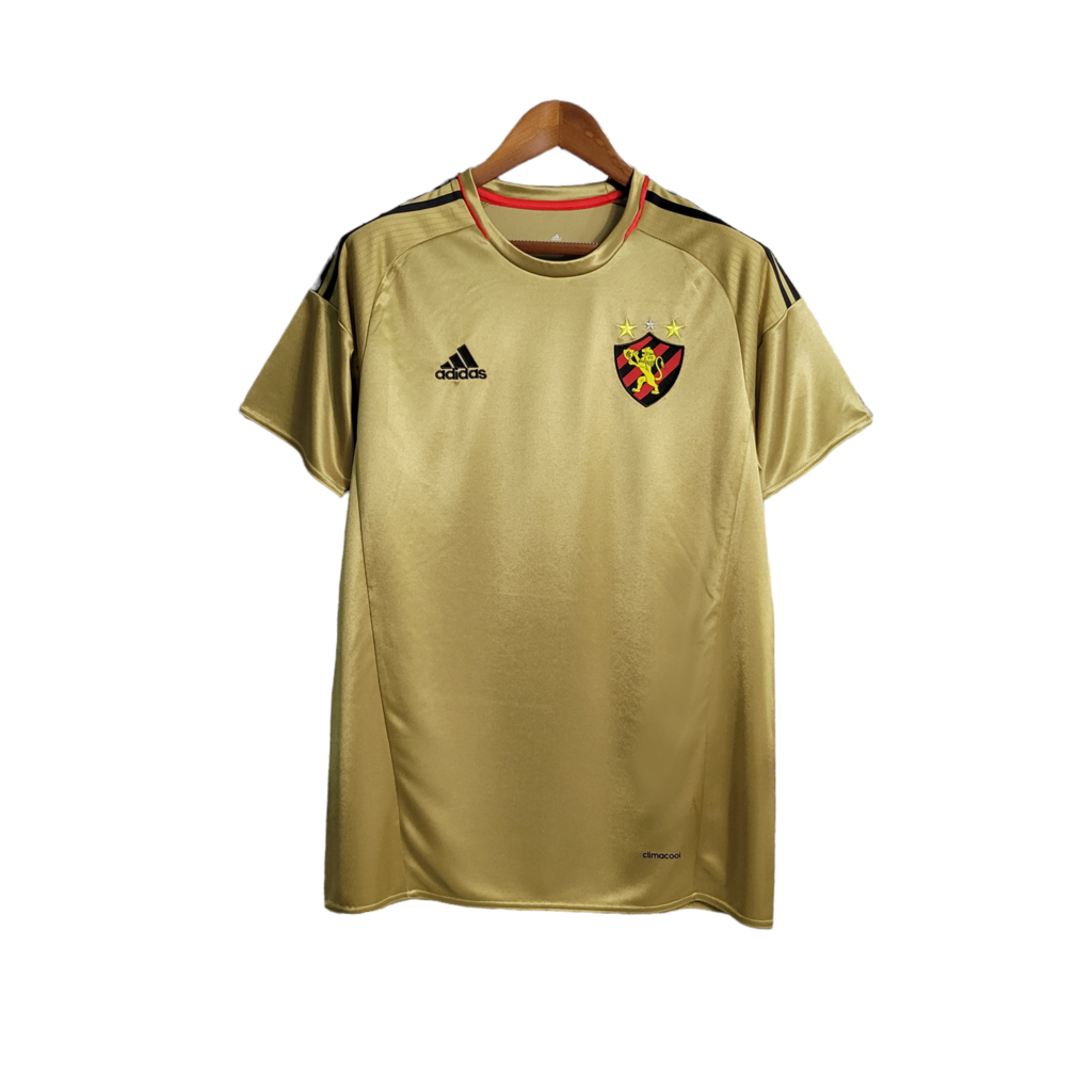 Camisa Sport Recife III 2016/2017 - Retrô Adidas - Dourada e preta