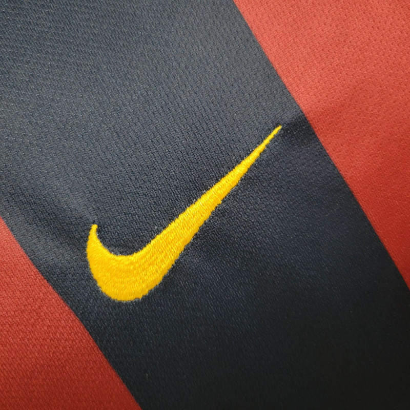 Conjunto Infantil Barcelona 2014/2015 - Retrô Nike - Azul e Grená