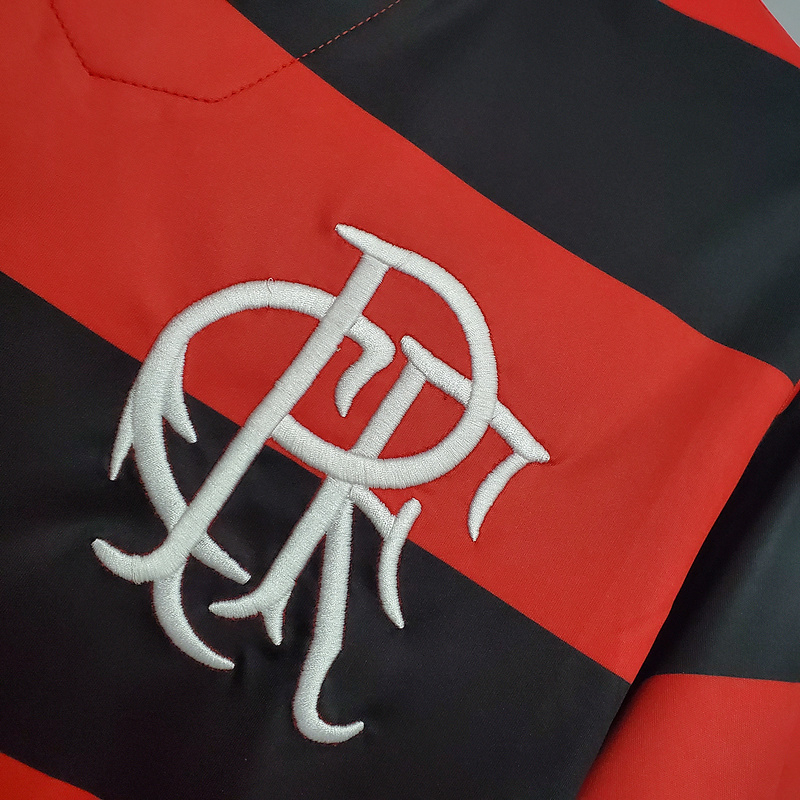 Camisa Flamengo 1978/1979 - Retrô - Vermelha e Preta