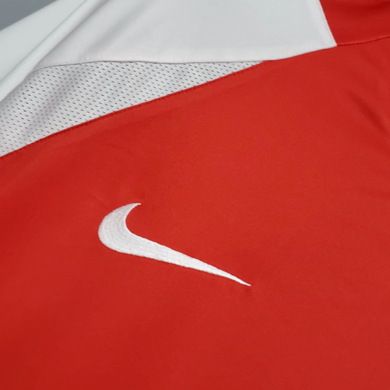 Camisa Arsenal I 2002/2004 - Retrô Nike - Vermelha e branca